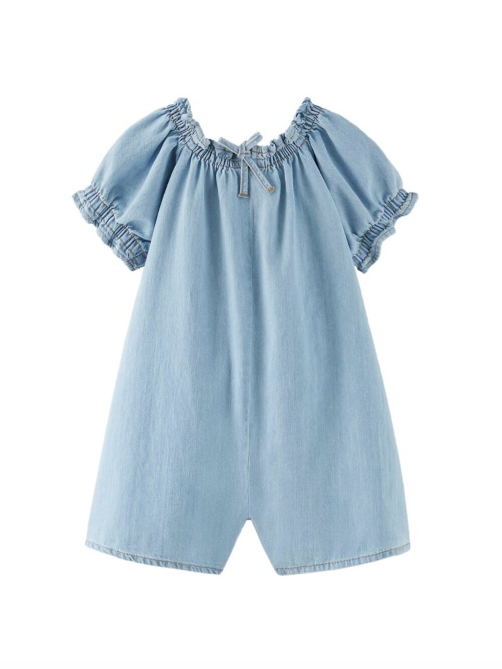 Zara Denim Balloon Jumpsuit 7